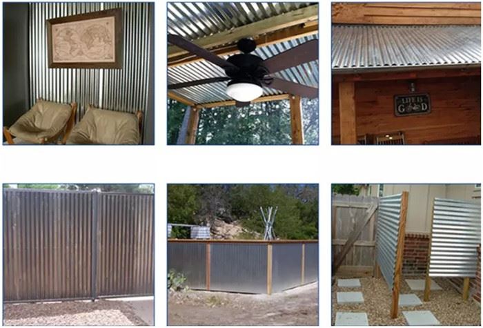 Metal building materials Corrugated Aluminium Zinc Roofing Sheets application Metal building materials Corrugated Aluminium Zinc Roofing Sheets application