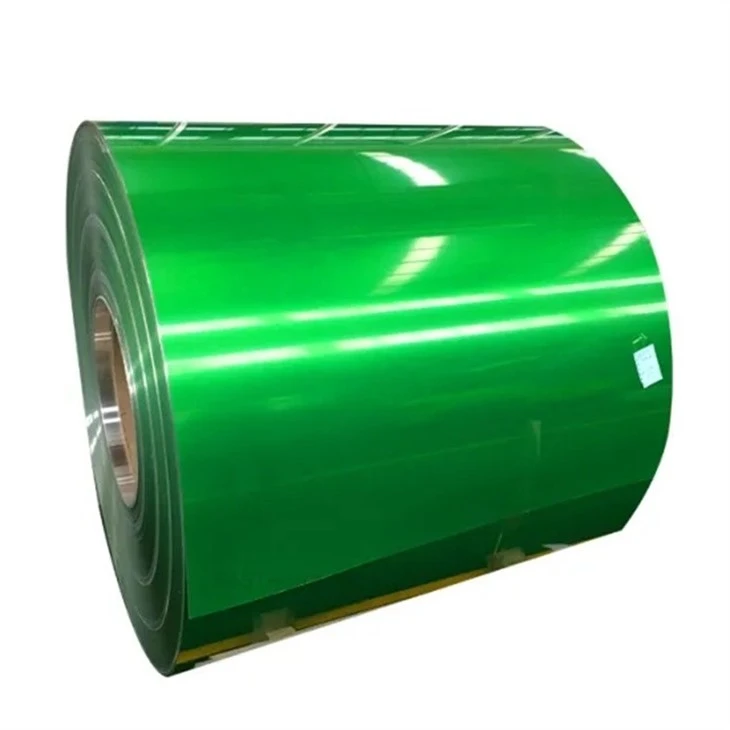 Bobine d'aluminium au fini miroir pré-peint