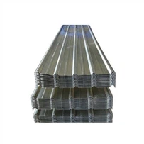 Tôle ondulée en acier enduit de zinc de matériau de toiture de bâtiment