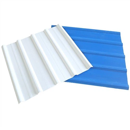 Feuilles de toiture ondulées de couleur