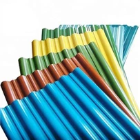 Feuilles de toiture ondulée galvanisées enduisantes couleur