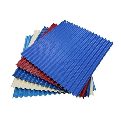 Feuilles de toiture ondulées en acier PPGL multicolores