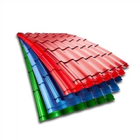 Feuille de toit en acier ondulé enduit de couleur PPGI