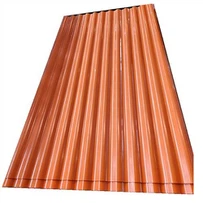 Feuille de toiture ondulée galvanisée galvanisée couleur PPGI